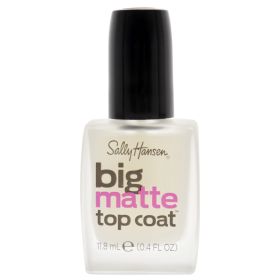 Big Matte Top Coat by Sally Hansen for Women - 0.4 oz Nail Polish