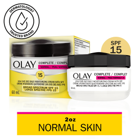 Olay Complete Cream Moisturizer with SPF 15 Normal, 2.0 oz