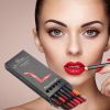 12Pcs Professional Waterproof Lipliner Pencil Smooth Natural Lip Liner Pen Lip Long Lasting Moisturizer Cosmetic Makeup