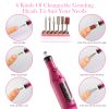 Nail Art Drill Kit Professional Finger Toe Nail Care Electric Nail Polishing Machine Manicure Pedicure File Tools