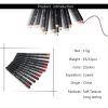 12Pcs Professional Waterproof Lipliner Pencil Smooth Natural Lip Liner Pen Lip Long Lasting Moisturizer Cosmetic Makeup