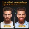 Beard Straightener for Men Heating Comb Straightener Smoothing Iron Straightening Brush 2 In 1 Hair Straightener and Curler