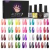 Limegirl Gel Nail Polish Set 60/40/24Colors Semi Permanent UV Led Gel Varnish Soak Off Nail Lacquers Base Top Coat