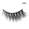 Nieuwe 1 Paar Mink Wimpers Gevleugelde Natuurlijke Lange Wimpers Piekerige Thicky Lash Handgemaakte Zwarte Wimper Half Lash Voor Wimper Extension