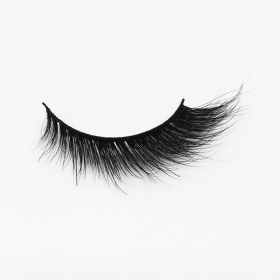 Nieuwe 1 Paar Mink Wimpers Gevleugelde Natuurlijke Lange Wimpers Piekerige Thicky Lash Handgemaakte Zwarte Wimper Half Lash Voor Wimper Extension (Color: M289)