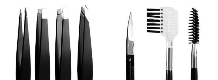 Stainless Steel Eyebrow Set Novice Beauty Tool Set (Series: 7)