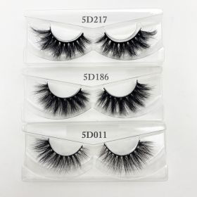 Wholesale 20/30/40/50Pairs Eyelashes 3D Mink Lashes Handmade Fluffy Dramatic Lashes Cruelty Free False Eyelashes Makeup Lashes (Color: 217 186 011, size: 50pairs)