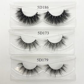 Wholesale 20/30/40/50Pairs Eyelashes 3D Mink Lashes Handmade Fluffy Dramatic Lashes Cruelty Free False Eyelashes Makeup Lashes (Color: 186 173 179, size: 50pairs)