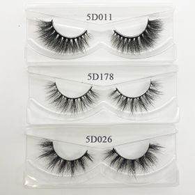 Wholesale 20/30/40/50Pairs Eyelashes 3D Mink Lashes Handmade Fluffy Dramatic Lashes Cruelty Free False Eyelashes Makeup Lashes (Color: 011 178 026, size: 70 pairs)