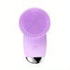 CONESN Electric Facial Cleansing Brush,Silicone Facial Cleansing Brush, Electric Silicone Face Brush, Sonic Facial Cleansing Brush For Makeup Remover)