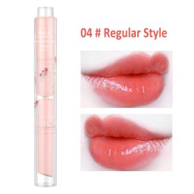 Jelly Mirror Lipstick Makeup Love Shape Waterproof Non-stick Cup Solid Lip Gloss Clear Long Lasting Moisturizing Lipstick Pen (Color: D04 Regular Style)