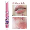 Jelly Mirror Lipstick Makeup Love Shape Waterproof Non-stick Cup Solid Lip Gloss Clear Long Lasting Moisturizing Lipstick Pen