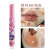 Jelly Mirror Lipstick Makeup Love Shape Waterproof Non-stick Cup Solid Lip Gloss Clear Long Lasting Moisturizing Lipstick Pen