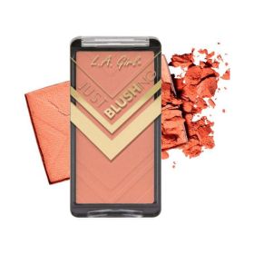 LA GIRL Just Blushing Powder Blush (Color: Just Peachy)