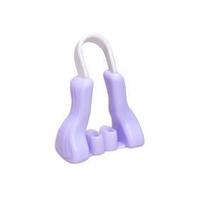 Magic Nose Shaper Clip Nose Lifting Shaper Shaping Bridge Nose Straightener Silicone Nose Slimmer No Painful Hurt Beauty Tools (Color: Purple, Num: 2pcs)