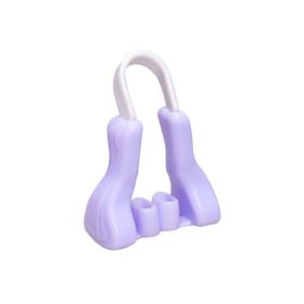 Magic Nose Shaper Clip Nose Lifting Shaper Shaping Bridge Nose Straightener Silicone Nose Slimmer No Painful Hurt Beauty Tools (Color: Purple, Num: 1pcs)