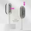 Self Cleaning Hair Brush For Women Massage Scalp Promote Blood Circulation Anti Hair Loss 3D Hair Growth Comb Hairbrush Self-Cleaning Hair Brush   3D)