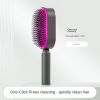 Self Cleaning Hair Brush For Women Massage Scalp Promote Blood Circulation Anti Hair Loss 3D Hair Growth Comb Hairbrush Self-Cleaning Hair Brush   3D)