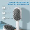 Self Cleaning Hair Brush For Women Massage Scalp Promote Blood Circulation Anti Hair Loss 3D Hair Growth Comb Hairbrush Self-Cleaning Hair Brush   3D)