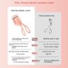 Eyelash Curler Portable Electric Heated Comb Eye Lash Long Lasting Eyelashes Curls Thermal Eyelash Curler Makeup Tools Heated Eyelash Curlers; Recharg